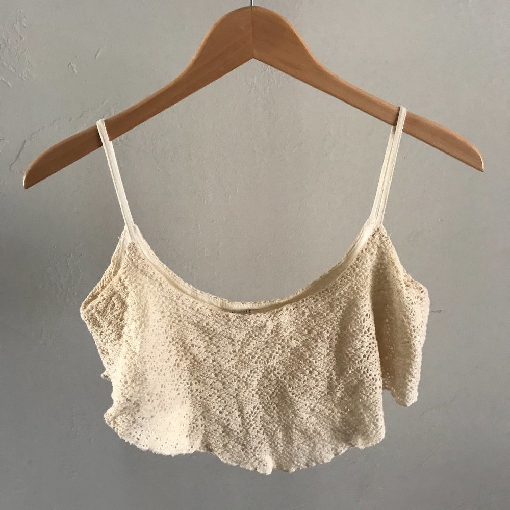 Brandy Melville Crochet Crop Top